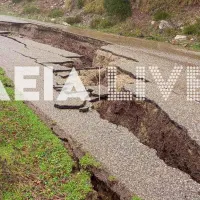 Αναστάτωση στην Ηλεία: Άνοιξε ο δρόμος στα δύο