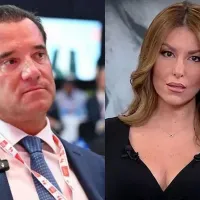 Η δημοσιογράφος Αναστασία Γιάμαλη και ο υπουργός Υγείας Άδωνις Γεωργιάδης