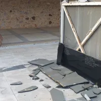  ζημιές πλάκα καισαριανή