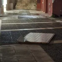 Αποκολλήθηκε στέγαστρο στις φοιτητικές εστίες του Πολυτεχνείου Κρήτης