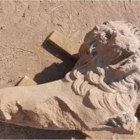 Φίλιπποι: Στο φως κεφαλή μαρμάρινου λέοντα