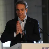 Ο Κυριάκος Μητσοτάκης κατά τη διάρκεια της Συνόδου Κορυφής για την Πυρηνική Ενέργεια στο Παρίσι