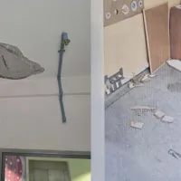 Σάμος, σχολείο με σοβάδες που πέφτουν