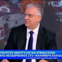 Ο υπουργός Ανάπτυξης, Τάκης Θεοδωρικάκος