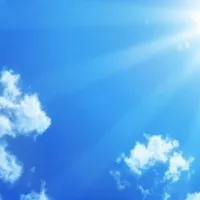αίθριος καιρός και άνοδος της θερμοκρασίας