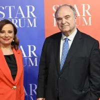 Ο Πρόεδρος του ΑΣΕΠ κ. Θάνος Παπαϊωάννου με τη δημοσιογράφο του Star Κεντρικής Ελλάδας κα Λένα Παρασκευά