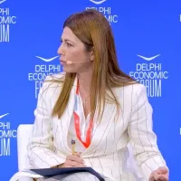 Η Σοφία Ζαχαράκη στο 11ο Οικονομικό Φόρουμ των Δελφών