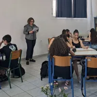 Φυσική στα αγγλικά: Καινοτόμο μάθημα για τους Νόμους του Νεύτωνα σε Γυμνάσιο της Χαλκίδας
