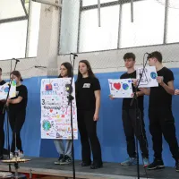 Μαθητές στο φεστιβάλ Σχολικού ραδιοφώνου