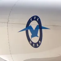 Υπηρεσία Πολιτικής Αεροπορίας (ΥΠΑ), λογότυπο σε αεροπλάνο