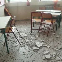 Κατέρρευσε οροφή σε σχολείο