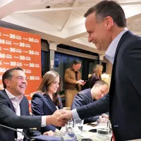 Ο Αλέξης Τσίπρας και ο Χάρης Δούκας