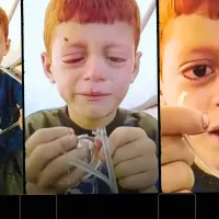 Το απαρηγόρητο κλάμα του 7χρονου Αγιούμπ Τζουναΐντ πάνω από τα σπασμένα γυαλιά του στη Γάζα