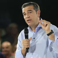 Ο πρόεδρος της ΕΛΑΣ Αλέξης Τσίπρας στην Κύπρο