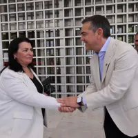 Μαρία Λεπενιώτη και Αλέξης Τσίπρας