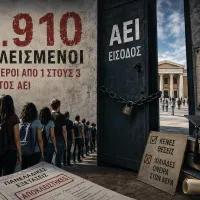 Βάσεις 2026: Περισσότεροι από 1 στους 3 υποψηφίους έμειναν εκτός τριτοβάθμιας εκπαίδευσης