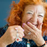 laughing woman