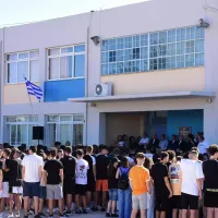 Αγιασμός μαθητών στο σχολείο
