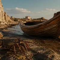 το καράβι στη θάλασσα