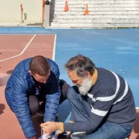 Μέτρηση της ακτίνας της Γης, στο ιστορικό πείραμα του Ερατοσθένη, στη Θεσσαλονίκη. 