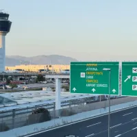 Πανοραμική φωτοφραφία από το Αεροδρόμιο Ελευθέριος Βενιζέλος