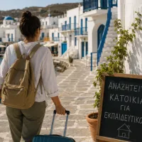 Εκπαιδευτικός με βαλίτσα αναζητά σπίτι σε νησί