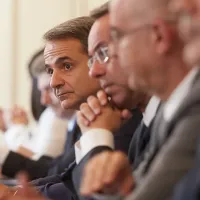 Ο πρωθυπουργός Κυριάκος Μητσοτάκης στο υπουργικό συμβούλιο