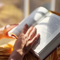 reading book