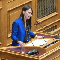 Η υφυπουργός Εσωτερικών Βιβή Χαραλαμπογιάννη