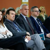 Η υπουργός Παιδείας Σοφία Ζαχαράκη και ο Μιχάλης Χρυσοχοίδης 