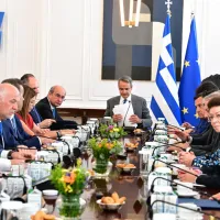 Ο Κυριάκος Μητσοτάκης και οι Υπουργοί της κυβέρνησης στο Υπουργικό Συμβούλιο του Αυγούστου 2026