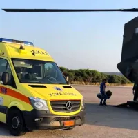 Αεροδιακομιδή με ελικόπτερο και ΕΚΑΒ