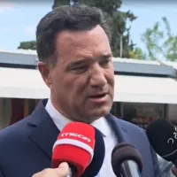 Ο Άδωνις Γεωργιάδης στην κηδεία του Γιώργου Μαζωνάκη