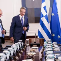 Ο πρωθυπουργός Κυριάκος Μητσοτάκης σε συνεδρίαση του Υπουργικού Συμβουλίου