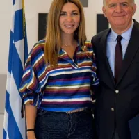 Συνάντηση Γιάννη Λαμπρόπουλου με την Υπουργό Παιδείας
