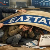 Γραφιστικό με την ΕΛΣΤΑΤ και τα ποσοστά ανεργίας