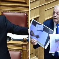 Κόντρα Βελόπουλου Φλωρίδη στη Βουλή για τα οστά από τα Τέμπη που παρουσίασε ο πρόεδρος της Ελληνική Λύσης