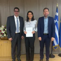 Η υπουργός Εργασίας Νίκη Κεραμέως