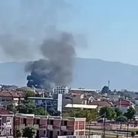 Έκρηξη σε συνεργείο στη Λάρισα