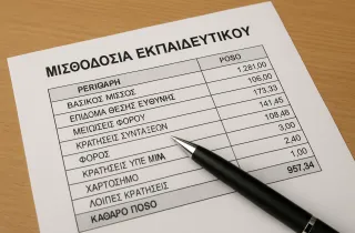 ΜΙΣΘΟΔΟΣΙΑ ΕΚΠΑΙΔΕΥΤΙΚΩΝ