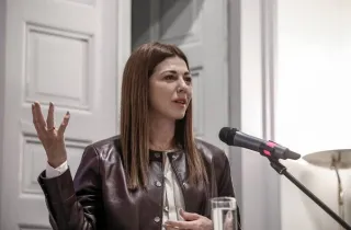 Η υπουργός Παιδείας, Θρησκευμάτων και Αθλητισμού, Σοφία Ζαχαράκη