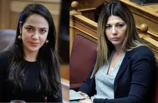 Σοφία Ζαχαράκη και Δόμνα Μιχαηλίδου
