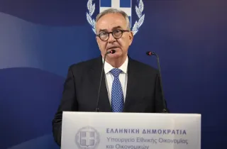 Ο Αναπληρωτής Υπουργός Εθνικής Οικονομίας και Οικονομικών Νίκος Παπαθανάσης