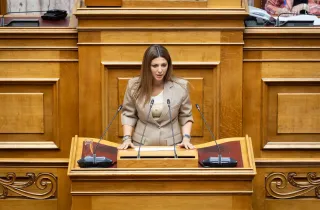Σοφία Ζαχαράκη στη βουλή για το άρθρο 16