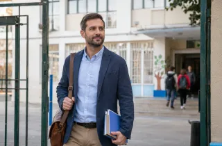 νεοδιόριστος εκπαιδευτικός σε ελληνικό σχολείο