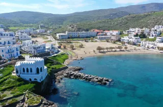 Πανοραμική φωτογραφία της Κύθνου
