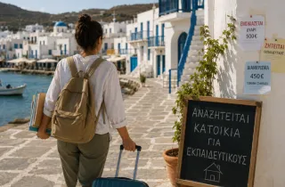 Εκπαιδευτικός με βαλίτσα αναζητά σπίτι σε νησί