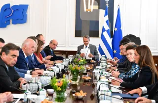 Ο Κυριάκος Μητσοτάκης και οι Υπουργοί της κυβέρνησης στο Υπουργικό Συμβούλιο του Αυγούστου 2026