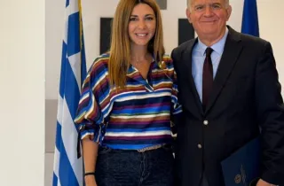 Συνάντηση Γιάννη Λαμπρόπουλου με την Υπουργό Παιδείας