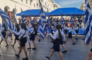 Μαθητική παρέλαση στη Θεσσαλονίκη